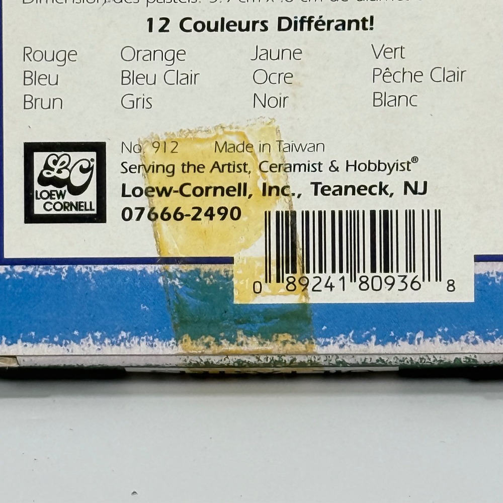 VTG NEW Loew-Cornell Oil Pastels Art Supplies 12 Count Multicolor Drawing Tools - Picture 6 of 10